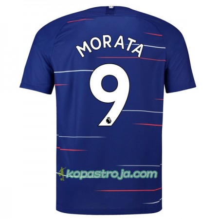 Billiga Fotbollströjor Chelsea Morata 9 Hemma tröja 2018/19 Kortärmad